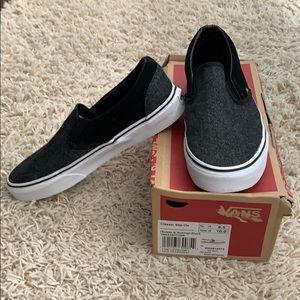 Classic Vans Black Slip-On Men’s 8.5/Women’s 10